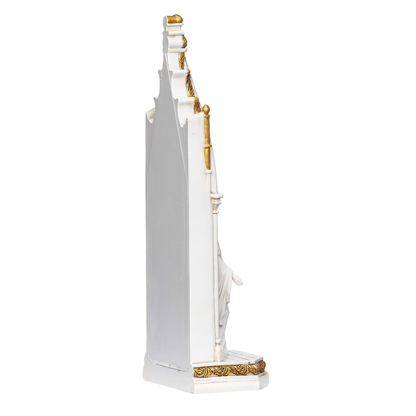 Joseph's Studio by Roman - Our Lady of Grace Arch Window LED Figure, Renaissance Collection, 11.75" H, Resin and Stone, Religious Gift, Decoration, Battery Operated