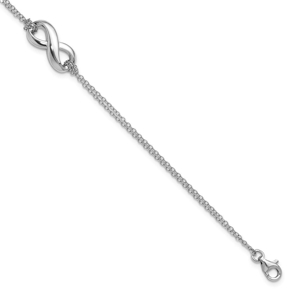 Sterling Silver Infinity Chain Bracelet