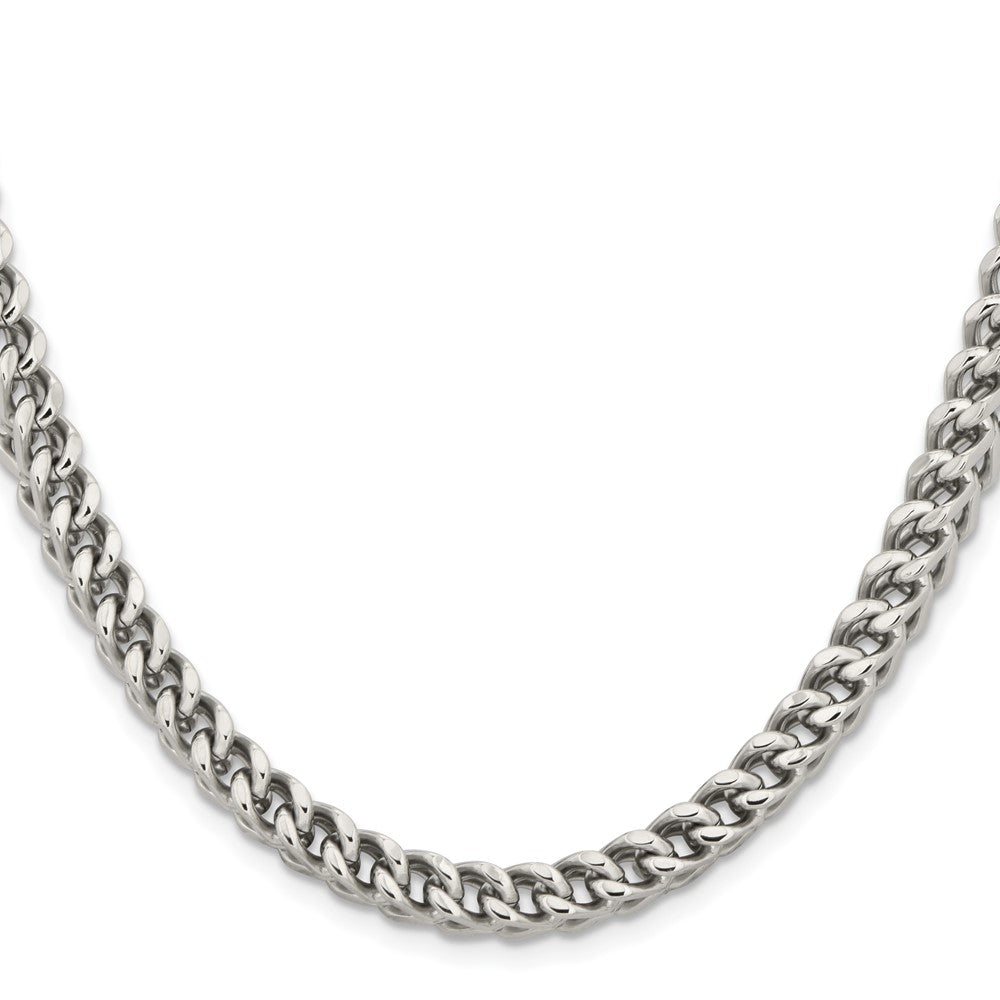 Stainless Steel Polished 6.75mm 22in Franco Chain