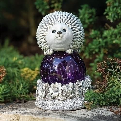 Home & Garden Led Hedgehog Solar Statue Polyresin Pudgy Pals Garden 14252