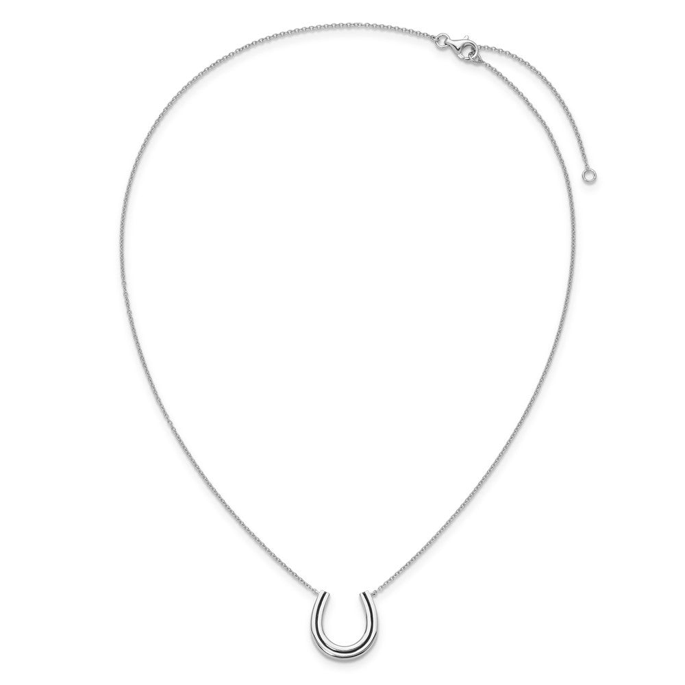 Sterling Silver Lucky Horseshoe Necklace