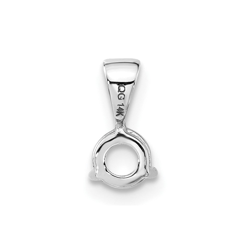 14kw 1/3ct. Round 3 Prong Solitaire Mtg
