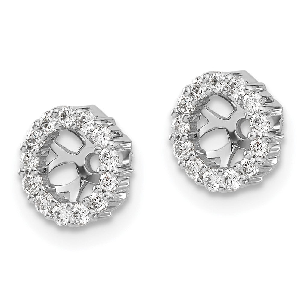 14k 1/4 carat Lab Grown Diamond VS/SI+ G+ for 4.25 mm Earring Jacket