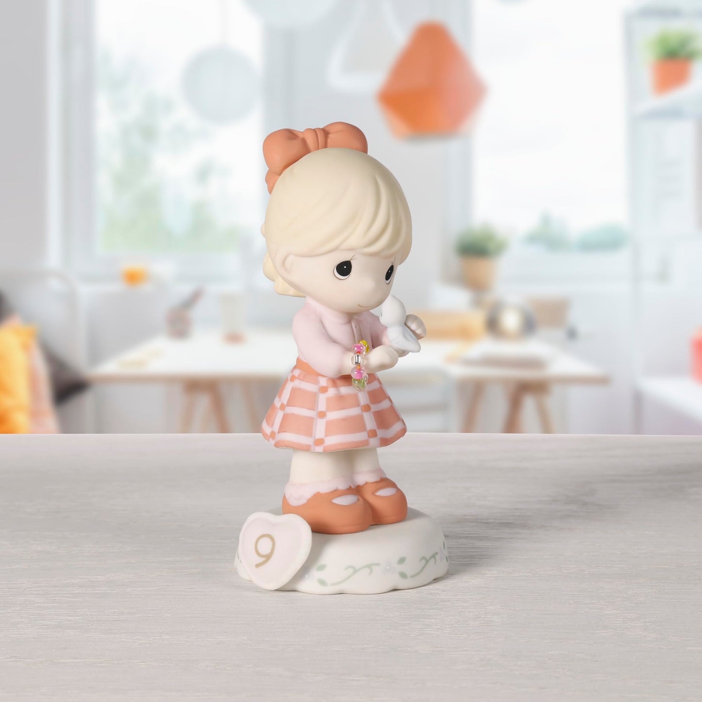Precious Moments Growing In Grace Age 9 Blonde Girl Figurine, Count 1
