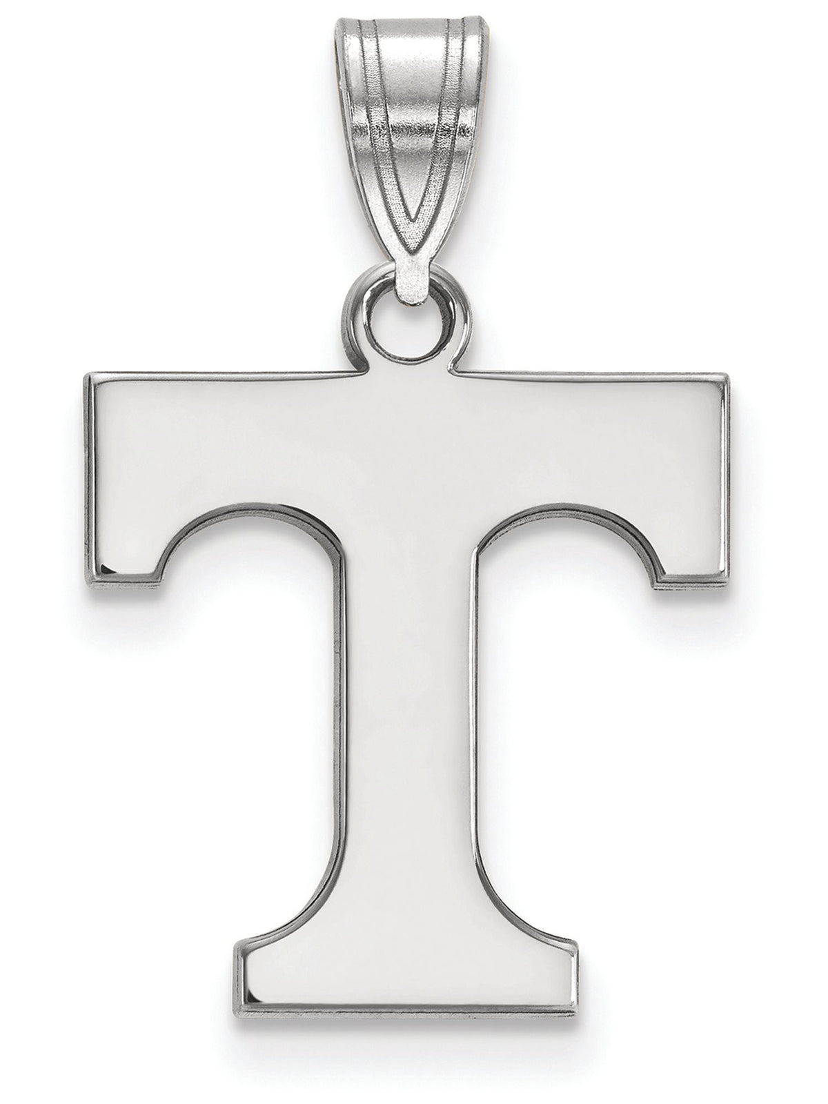 LogoArt Sterling Silver University Of Tennessee Medium Pendant Necklace Female Adult