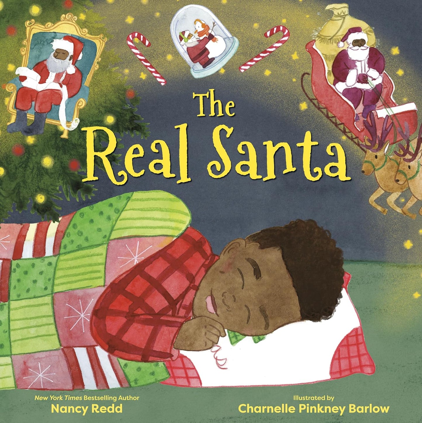 The Real Santa [Hardcover] Redd, Nancy and Barlow, Charnelle Pinkney