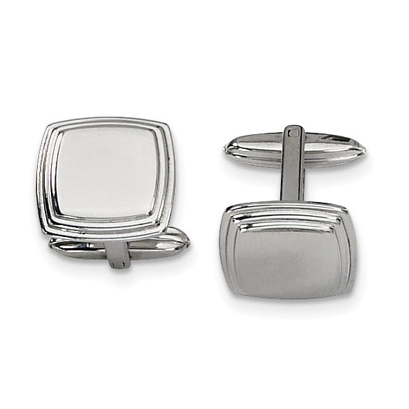 Stainless Steel Polished Cuff Links