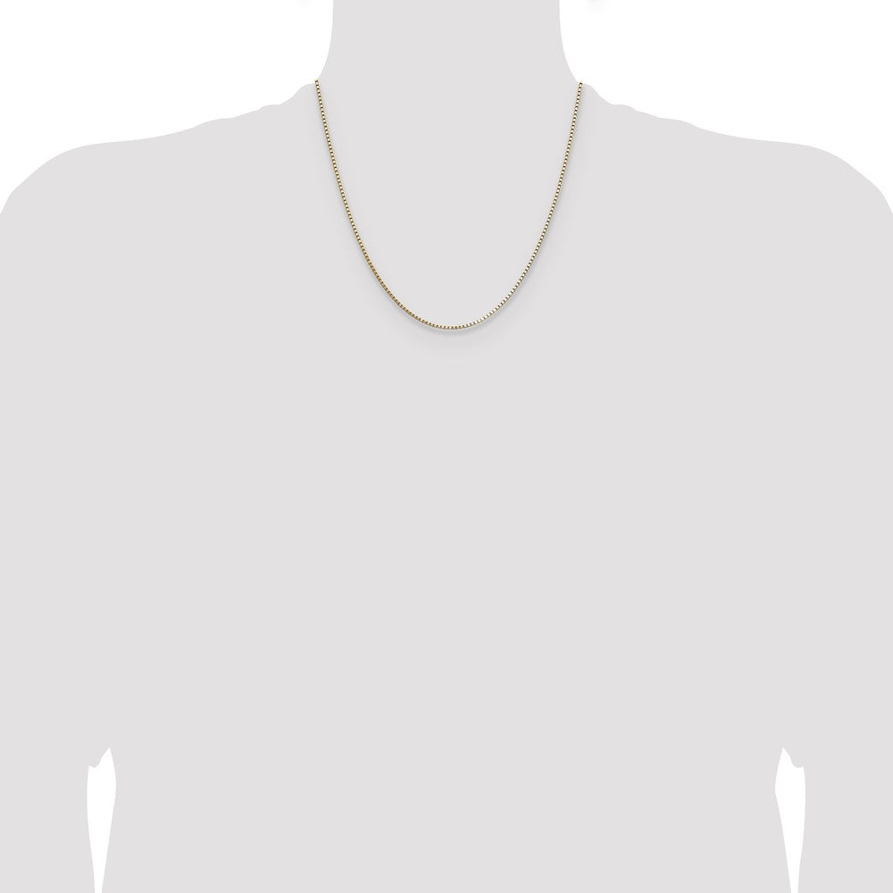 14K 1.10mm Box Chain
