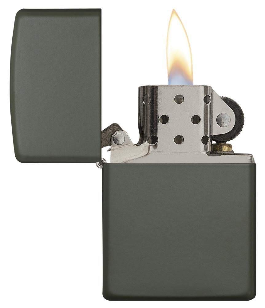 Zippo Classic Green Matte Pocket Lighter