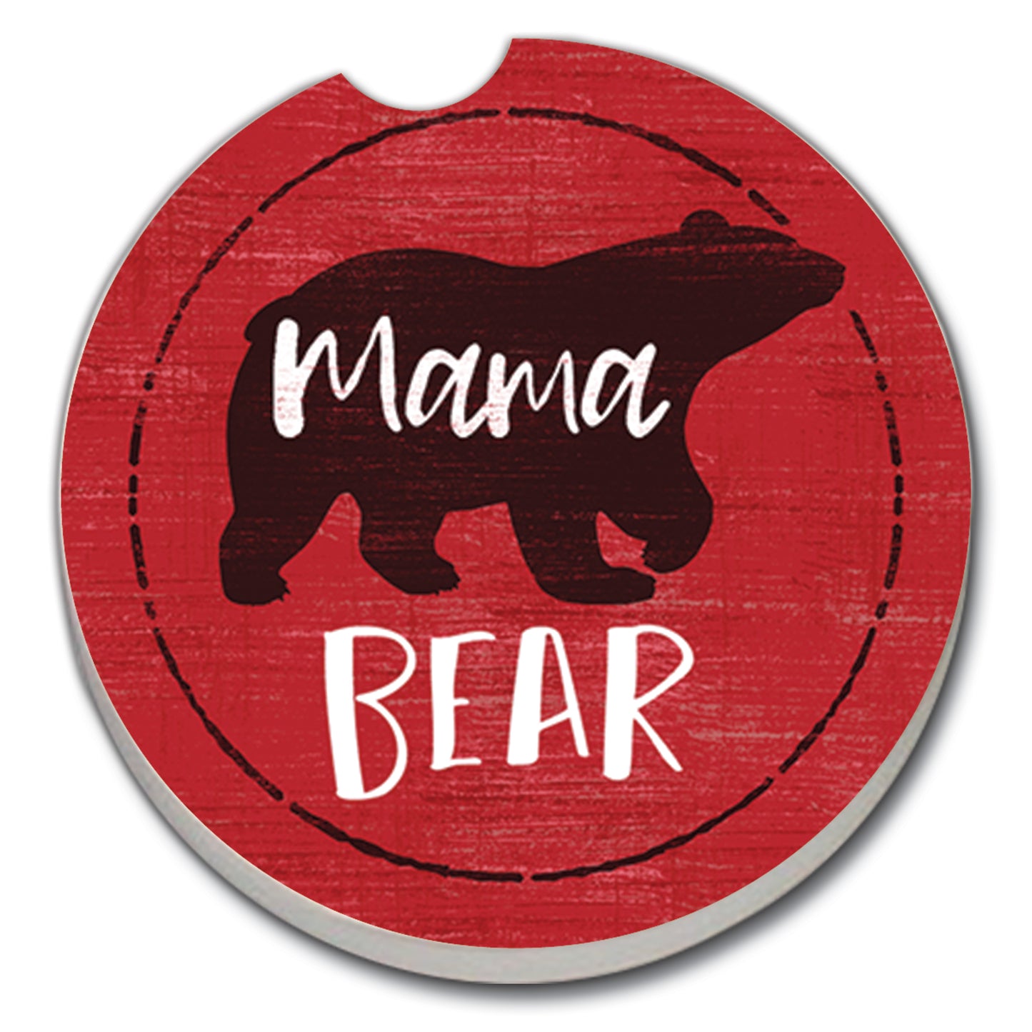 Thirstystone "Mama Bear" Single Absorbent Stone Car Coaster