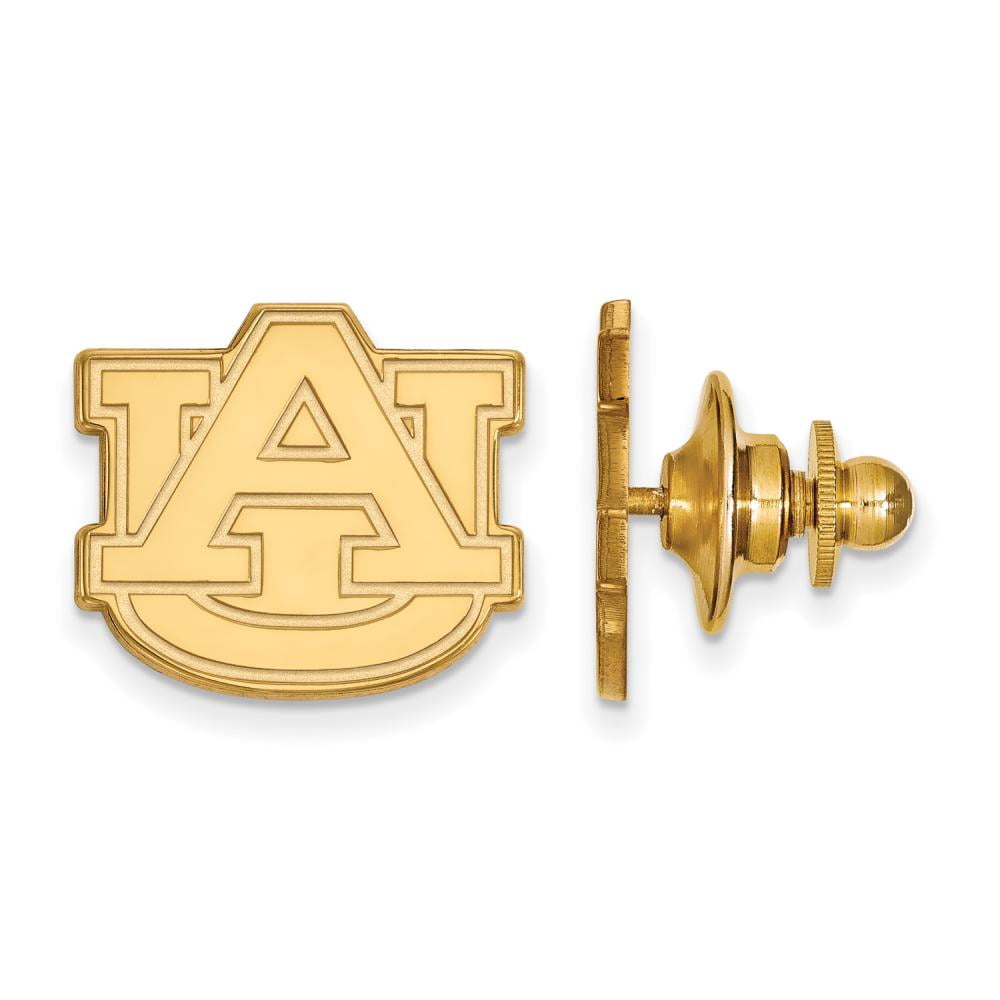 Logoart Sterling Silver Gp Auburn University Lapel Pin