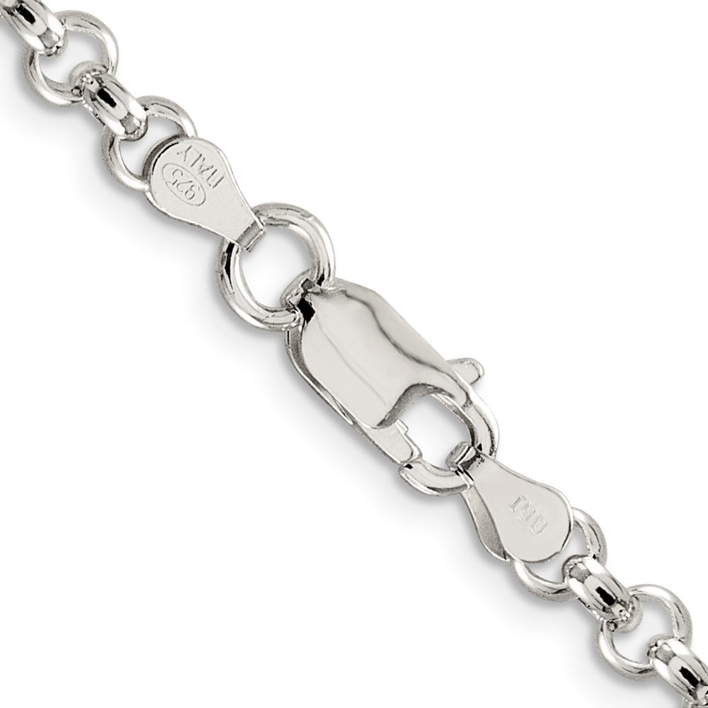 Sterling Silver 4.6mm Rolo Chain 20 Inches