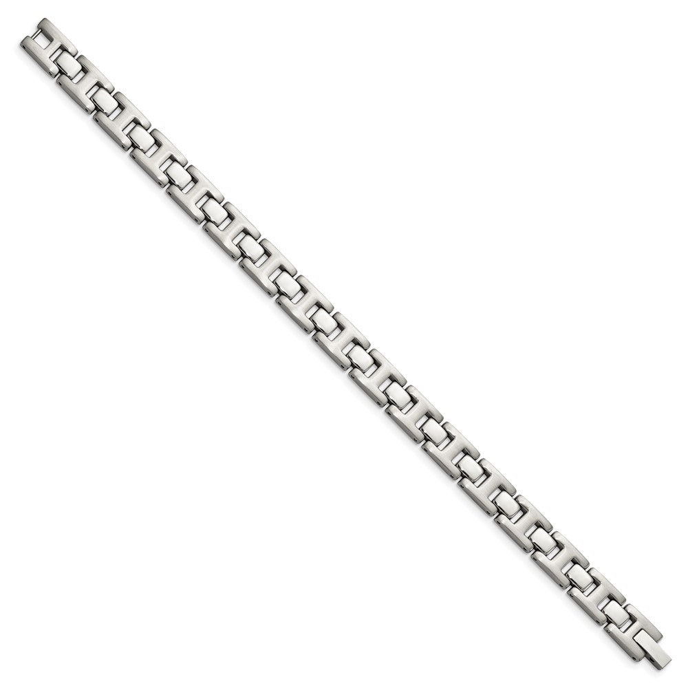 Stainless Steel Brushed and Polished 8.5in Bracelet 8.5 inches