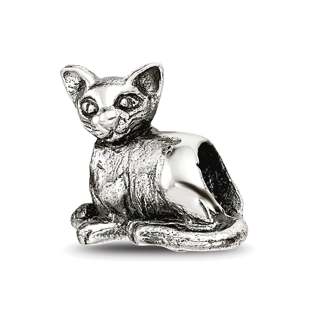Sterling Silver Reflections Sphinx Cat Bead
