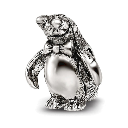 Sterling Silver Reflections Penguin Bead