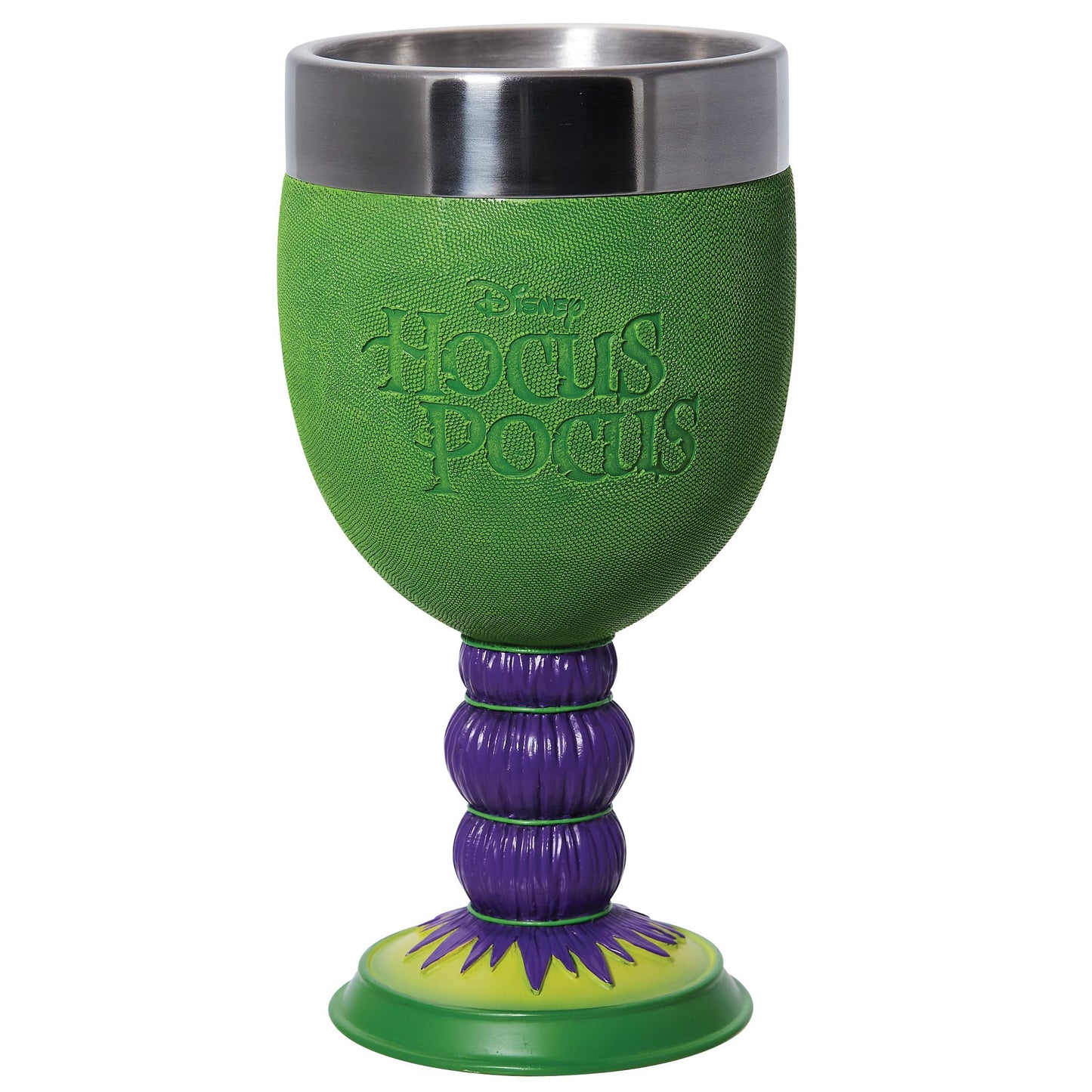 Disney Showcase Hocus Pocus Winnifred Stainless Steel Resin Goblet 7in H