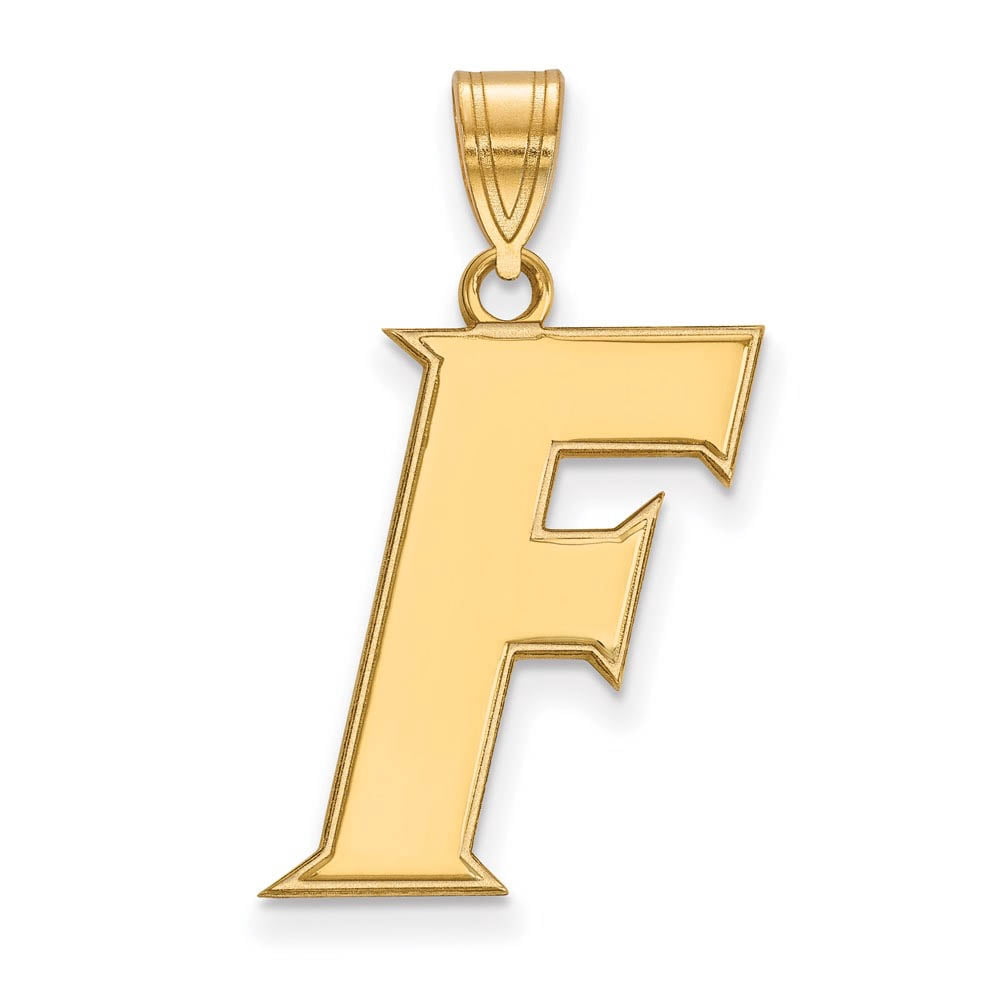 10k Gold LogoArt University of Florida Letter F Large Pendant Q1Y062UFL