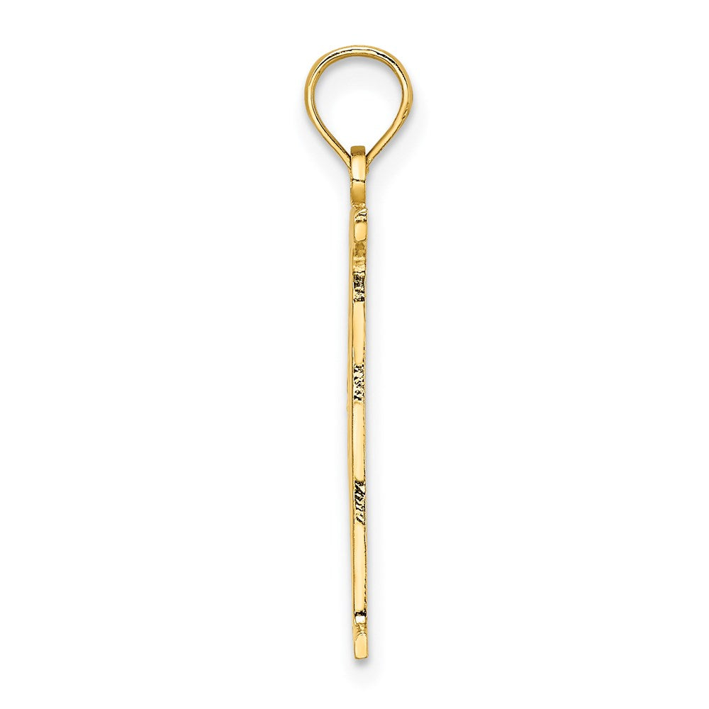 14k #1 SISTER Charm