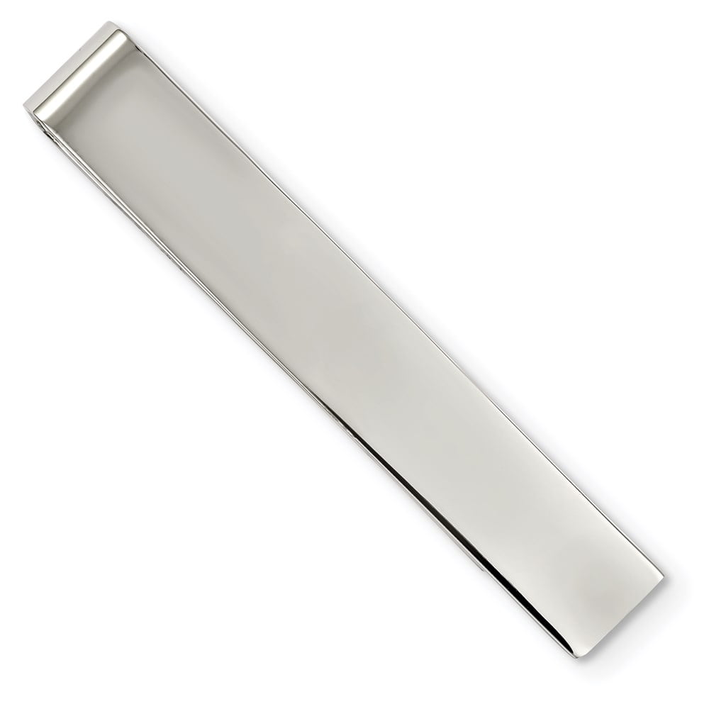 Stainless Steel Polished Tie Bar / Money Clip