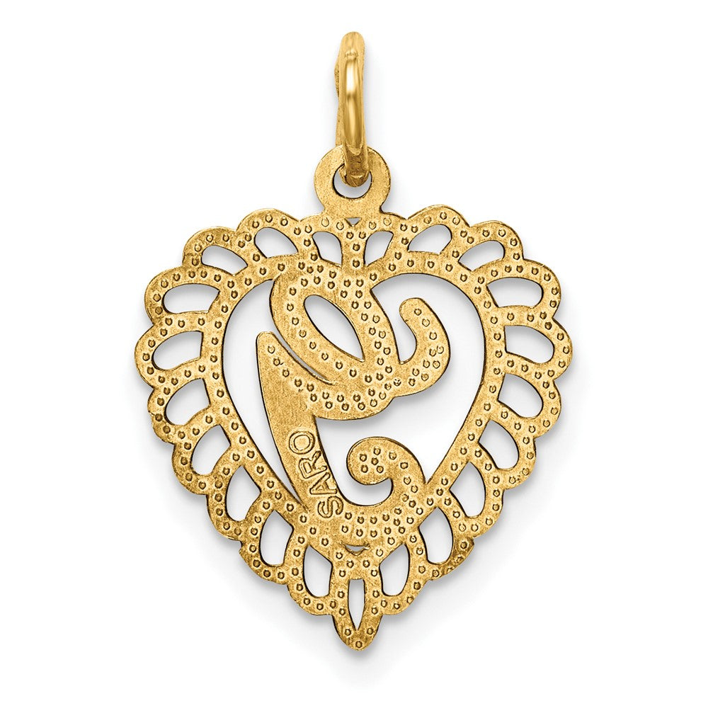 10k Gold Initial G Charm