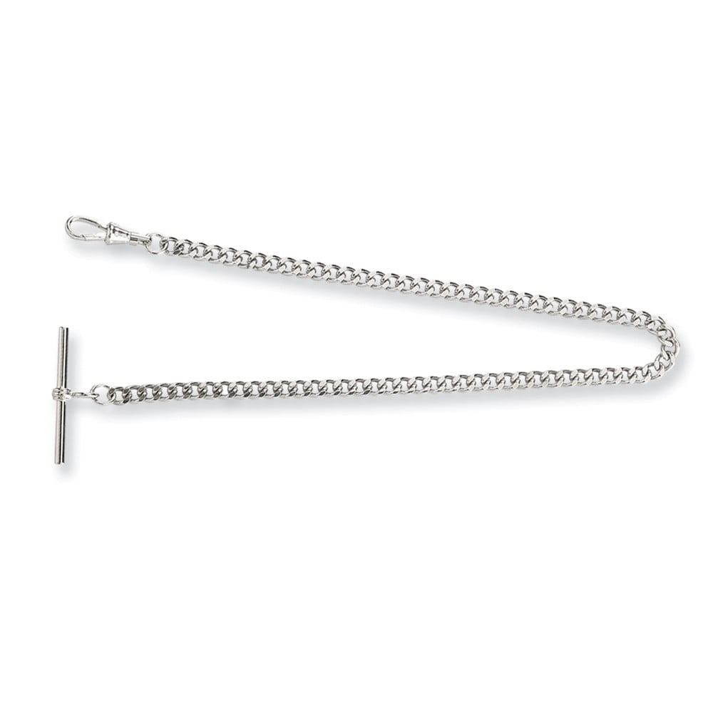 Charles Hubert Stnlss Stl Bar End Pocket Watch Chain
