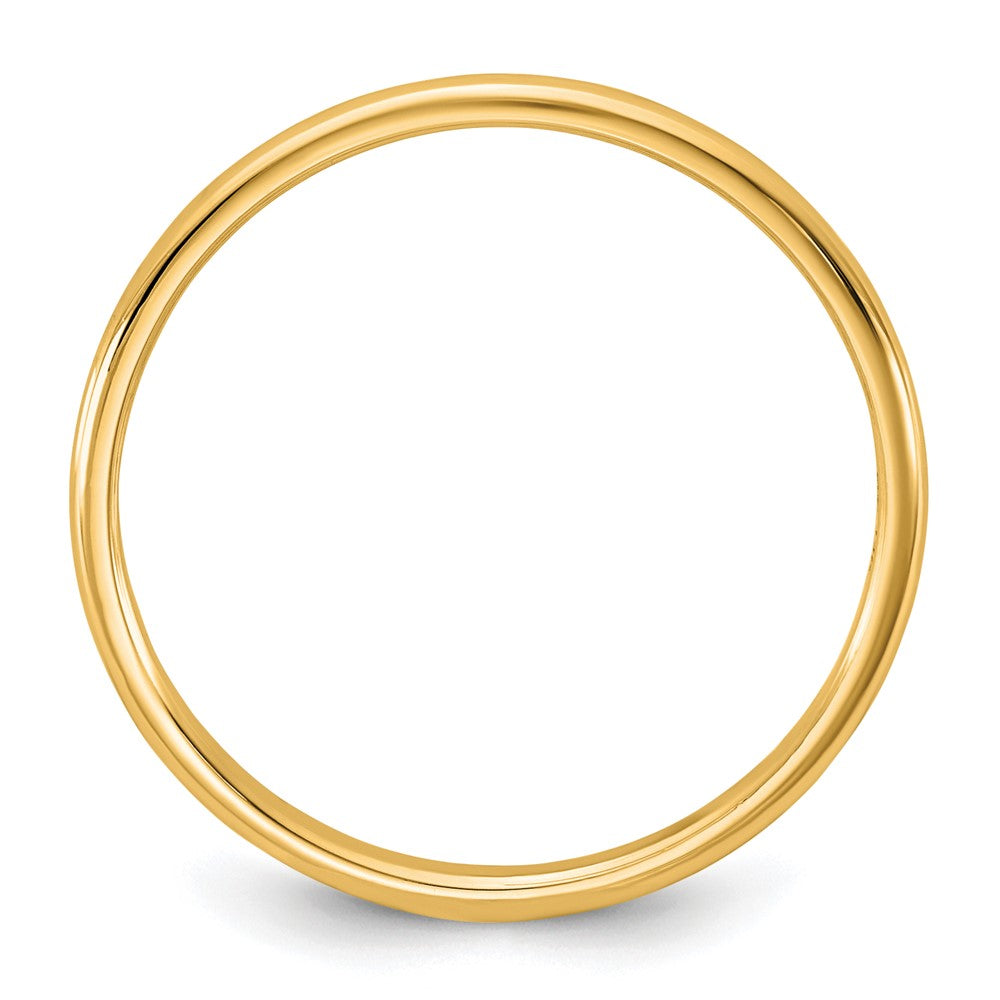 10KY 1.5mm LTW Half Round Band Size 6.5