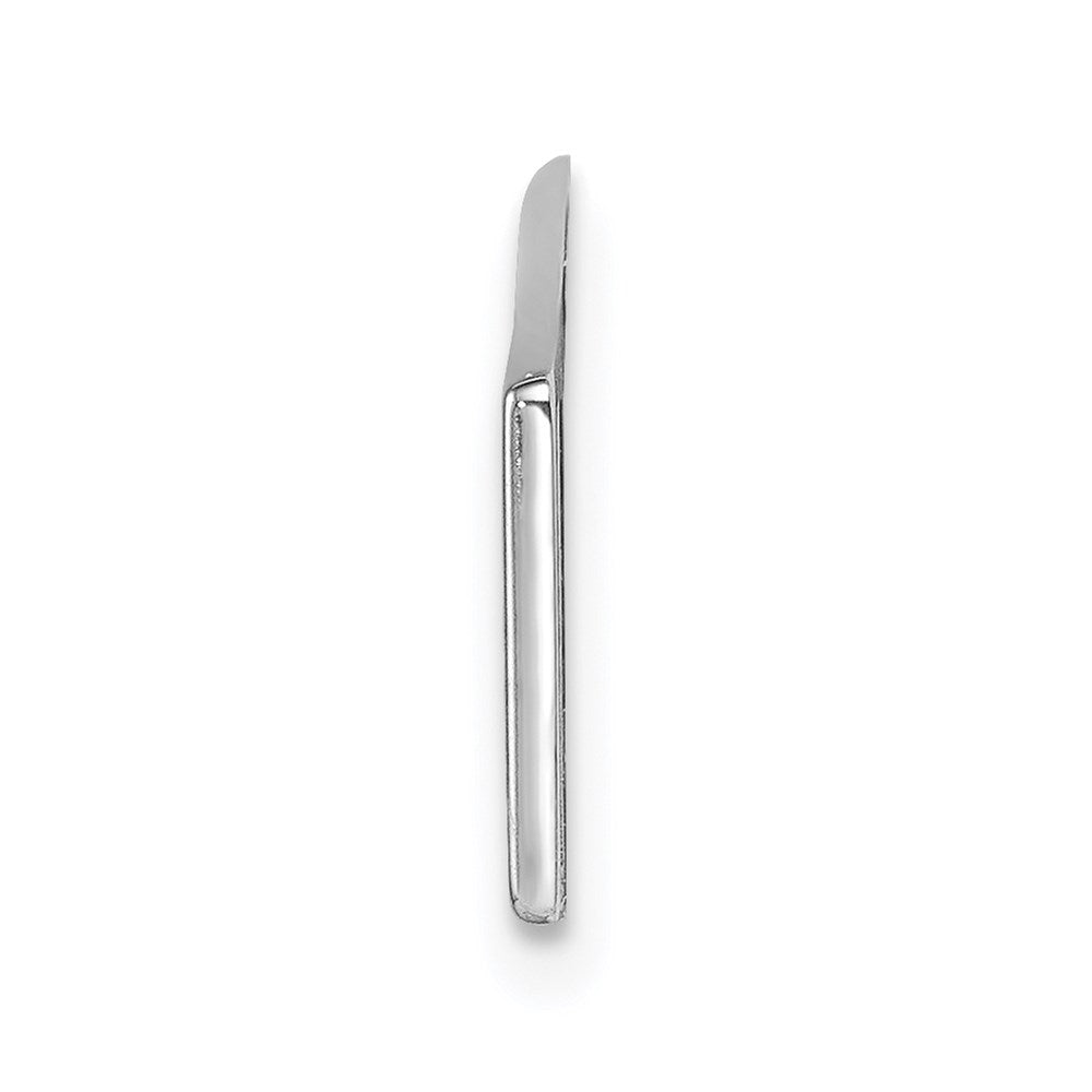 Sterling Silver Rhodium-plated Medical ID Plate 48 MM