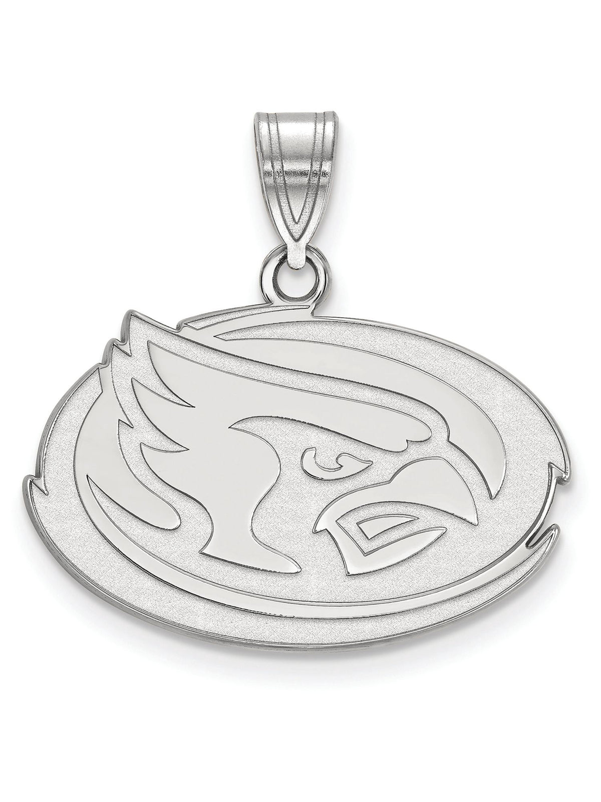 LogoArt Sterling Silver Iowa State University Medium Pendant Necklace Female Adult