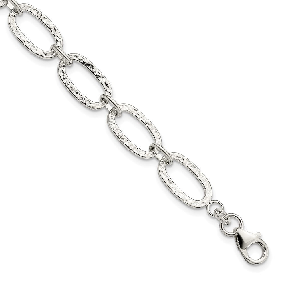 Sterling Silver Fancy Bracelet 7.5 inches