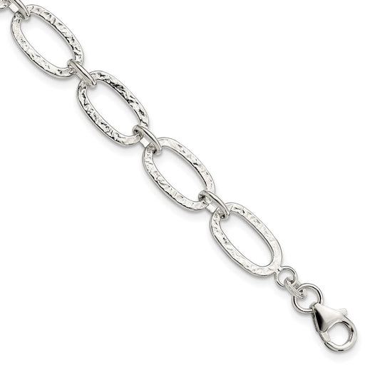 Sterling Silver Fancy Bracelet 7.5 inches