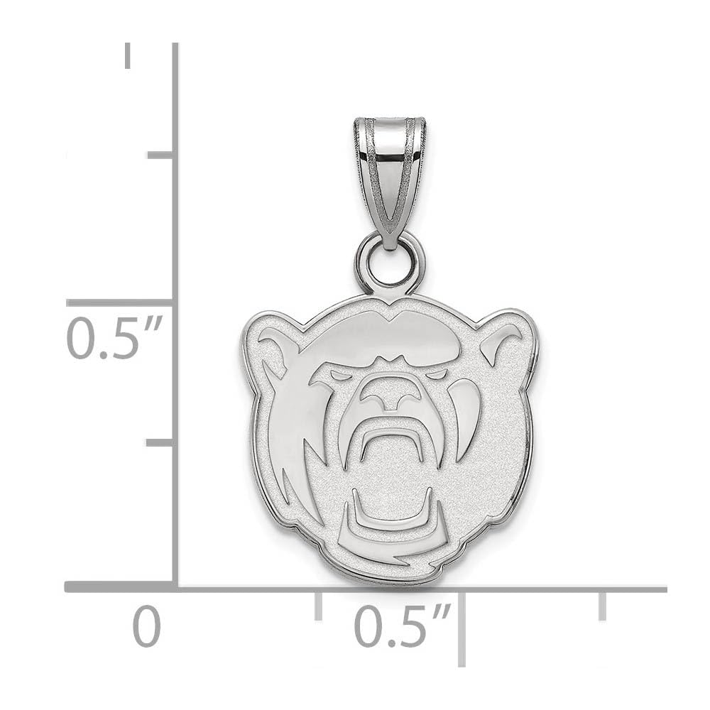 LogoArt Sterling Silver Baylor University Small Pendant Necklace