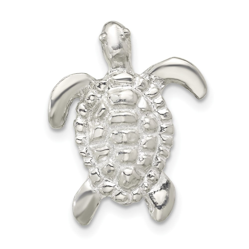 Pewter Turtle Magnetic Scarf Pin Brooch QGM20620