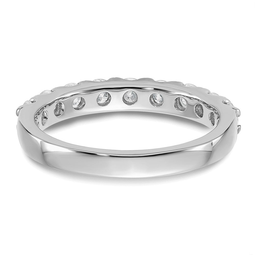 14kw 1ct. 9 Stone D E F Pure Light Moissanite Band