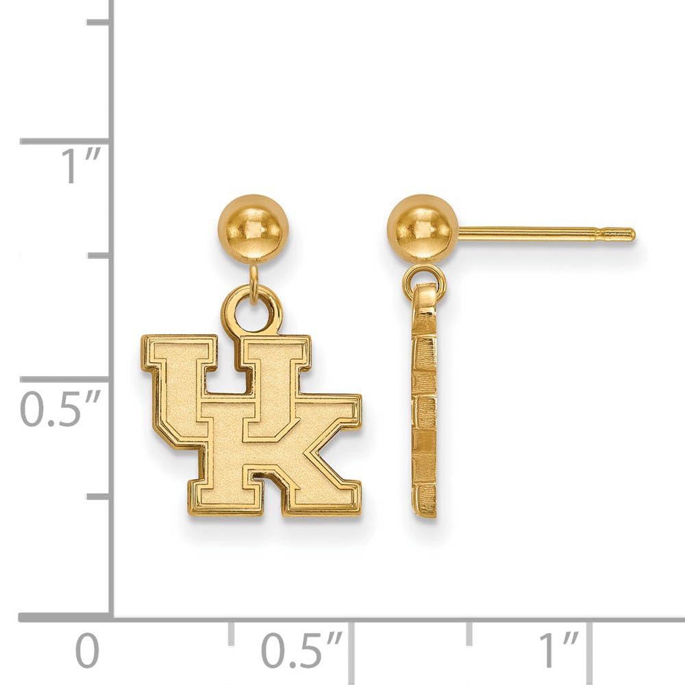 Kentucky Earrings Dangle Ball (Gold Plated)