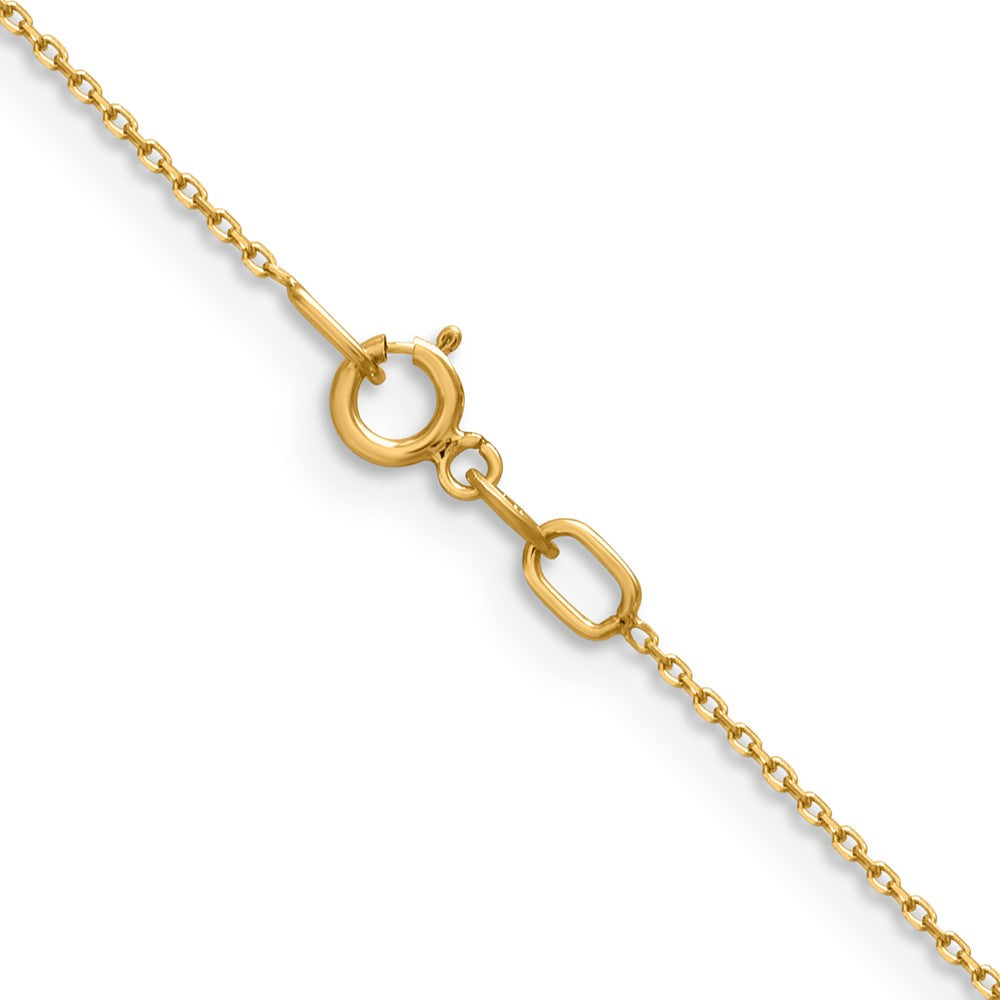14K .85mm D/C Cable Chain