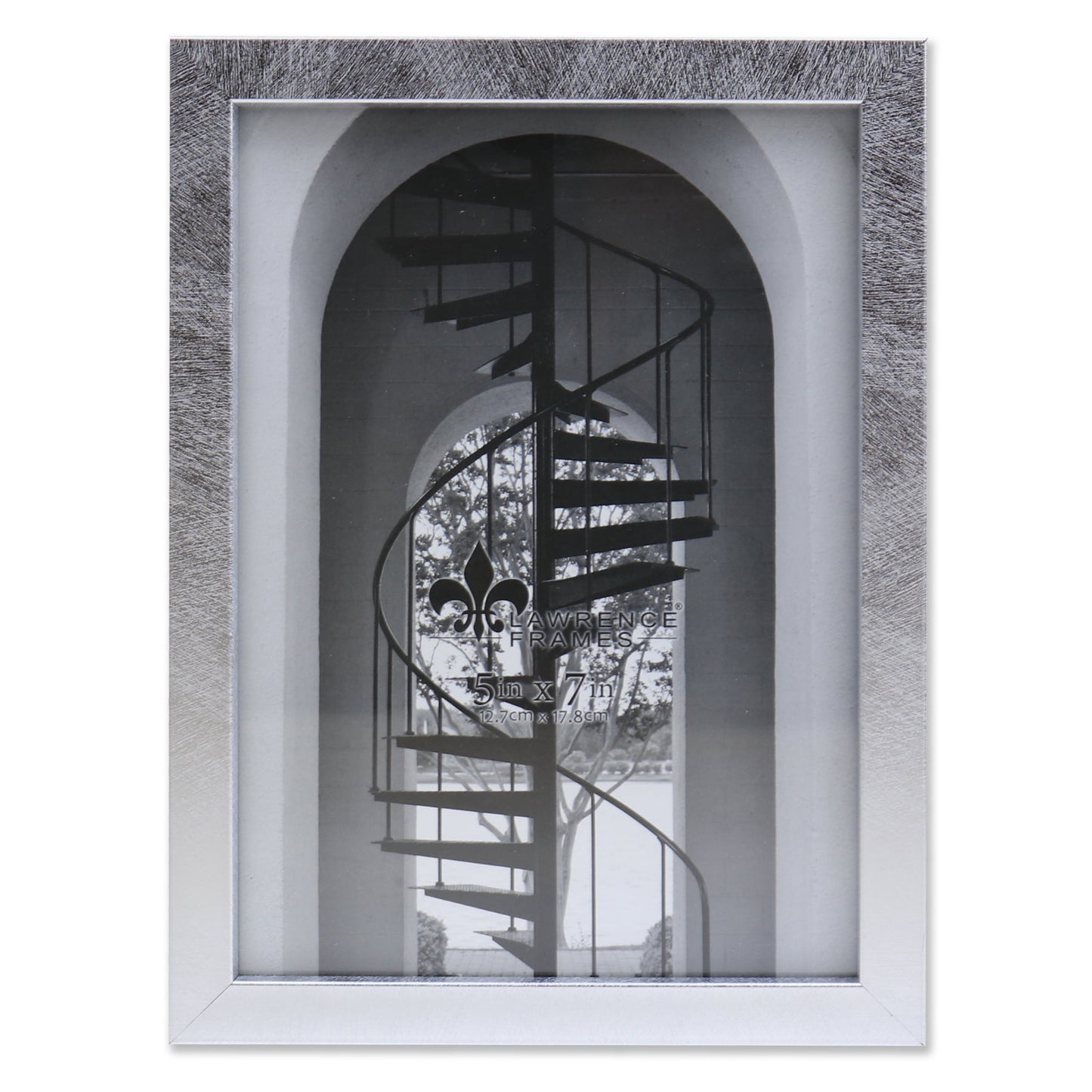 5" x 7" Burnished Silver Picture Frame - Chloe Collection