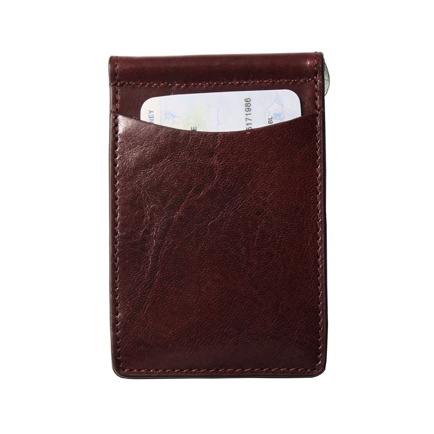 Storus Razor Tobacco Brown Italian Leather Wallet with ID Window