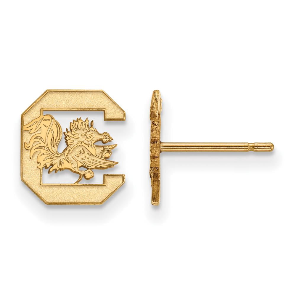 14k Gold LogoArt University of South Carolina Extra Small Post Earrings Q4Y008USO