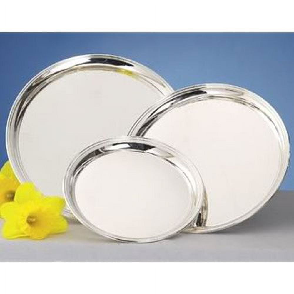 Fine  925 Sterling 10-inch Round Tray crafted by Empire Silver