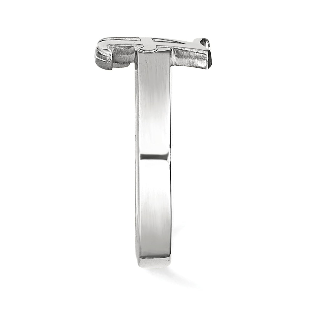Sterling Silver Rhodium-plated LogoArt University of Alabama Toe Ring Q-SS029UAL