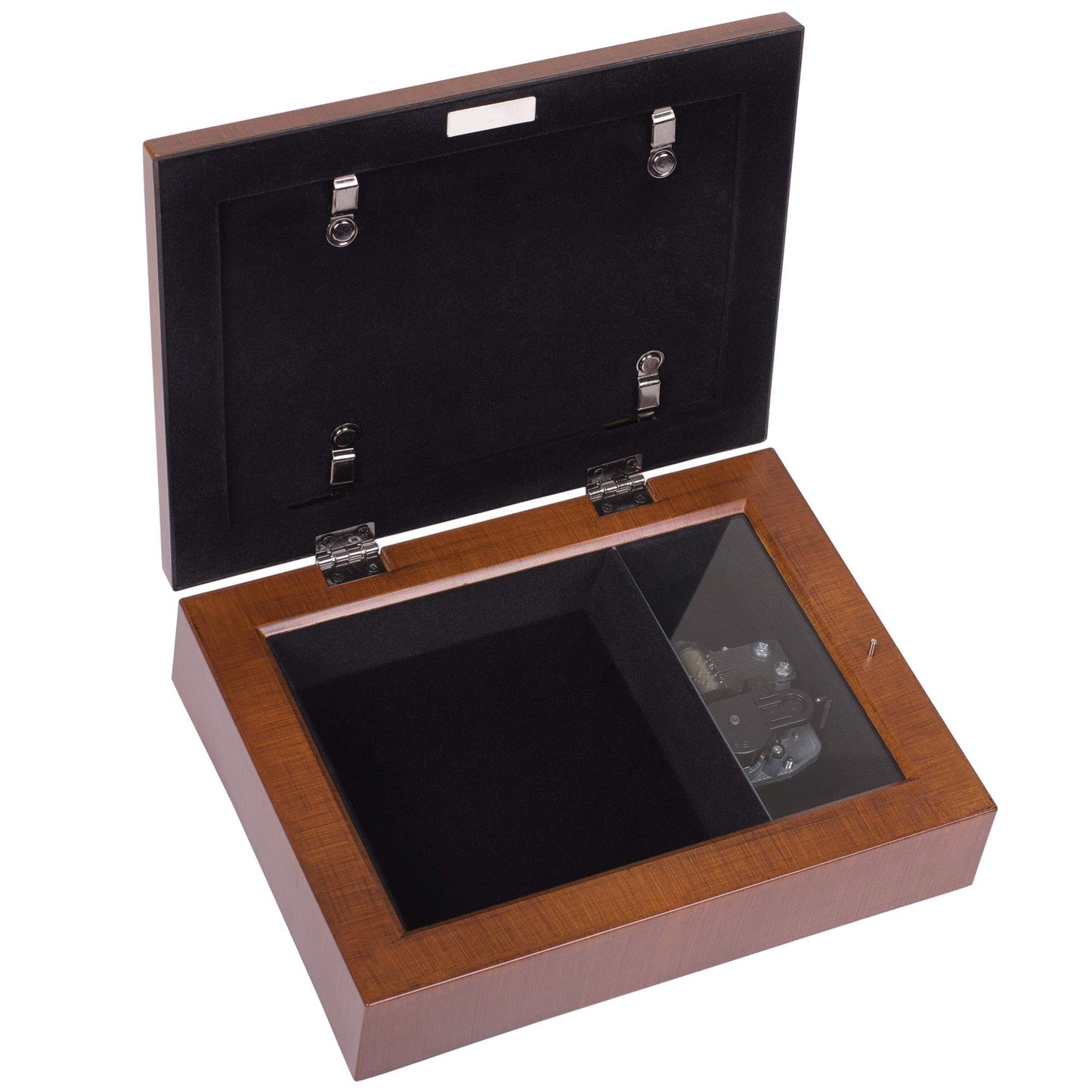Celebrate Baptism Child Woodgrain Rope Traditional Music Box Plays Friend In Jesus