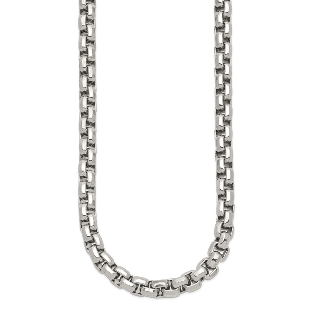 Stainless Steel Polished 24in Fancy Rolo Chain