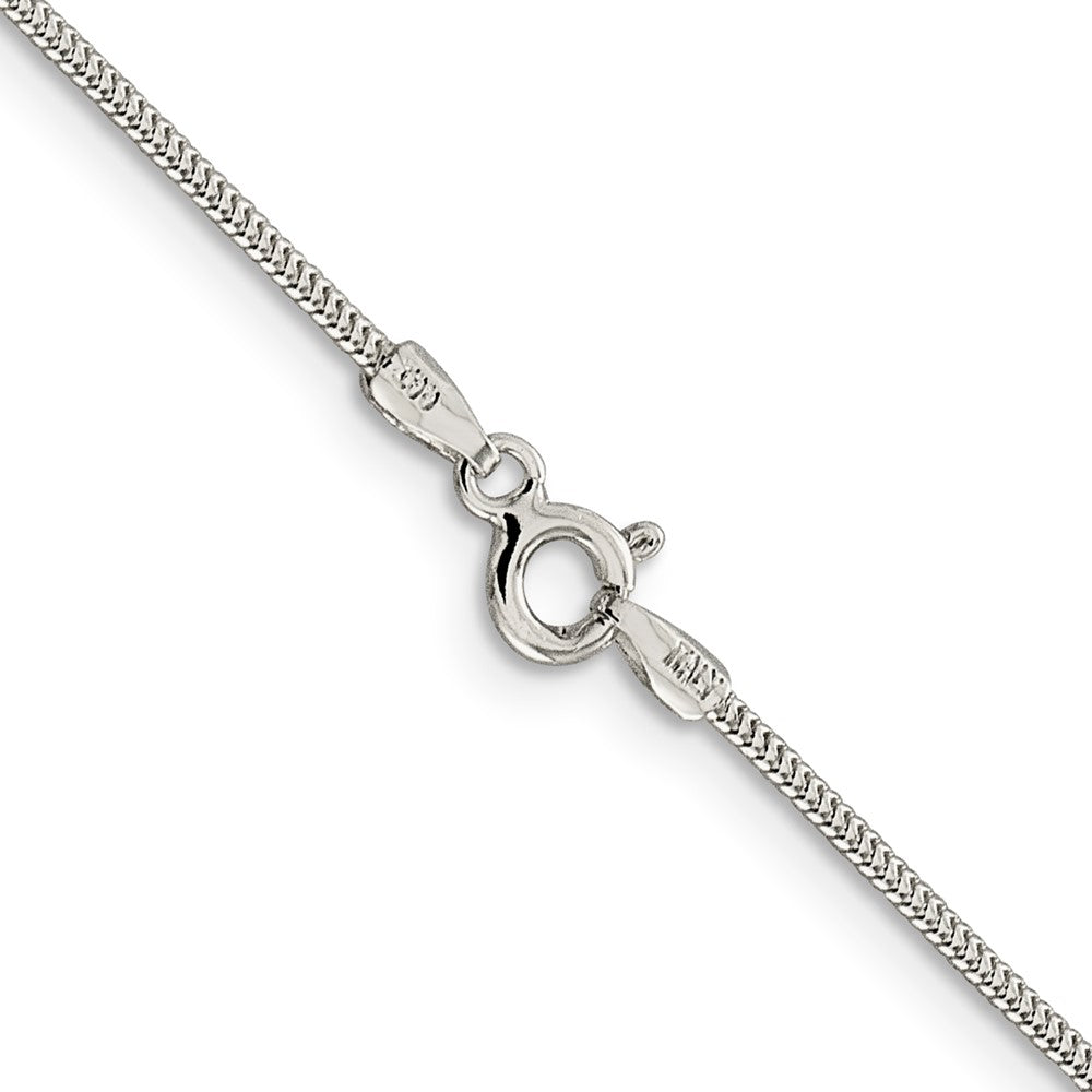 Sterling Silver 1.2mm Round Snake Chain 22 Inches