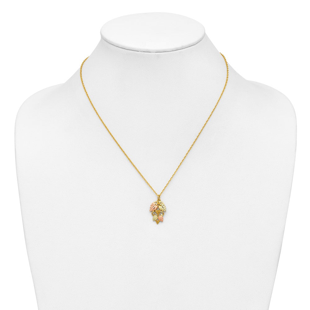10k Tri-color Black Hills Gold Necklace