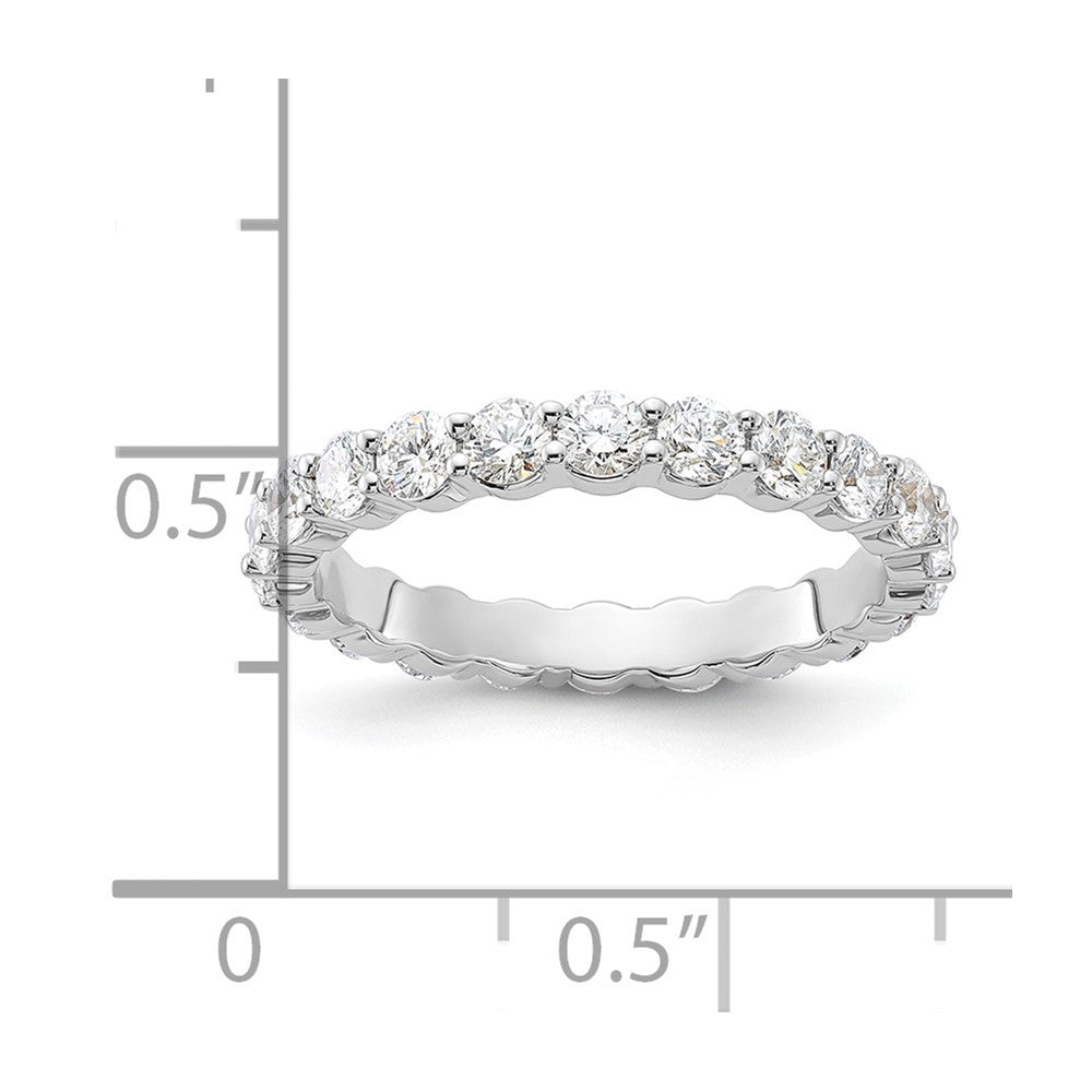 14kw Lab Grown Diamond VS+ F+ 1.5ct. Eternity Band
