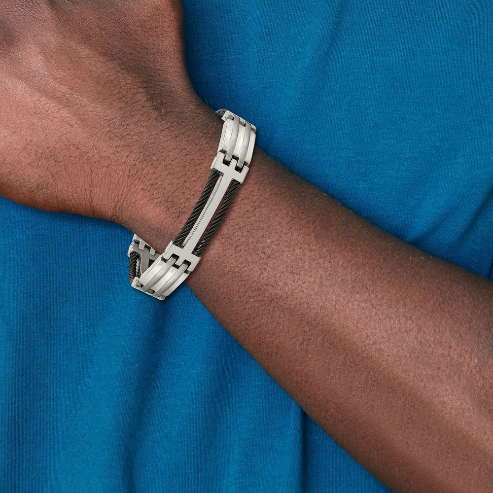 Titanium Black Plating 8.5in Bracelet 8.5 inches