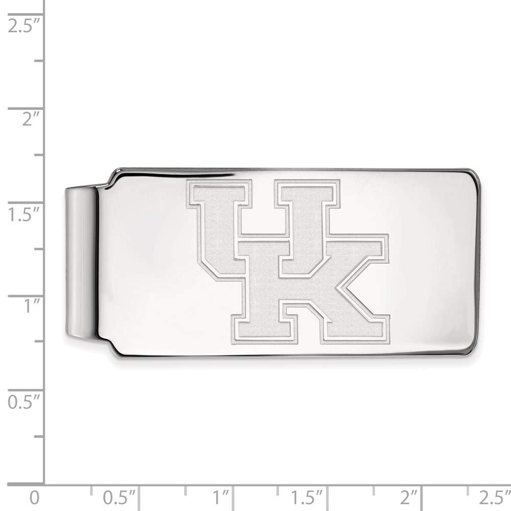 Sterling Silver U of Kentucky Logo Money Clip