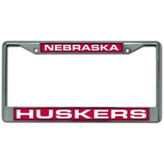 Nebraska Cornhuskers Laser Chrome License Plate Frame