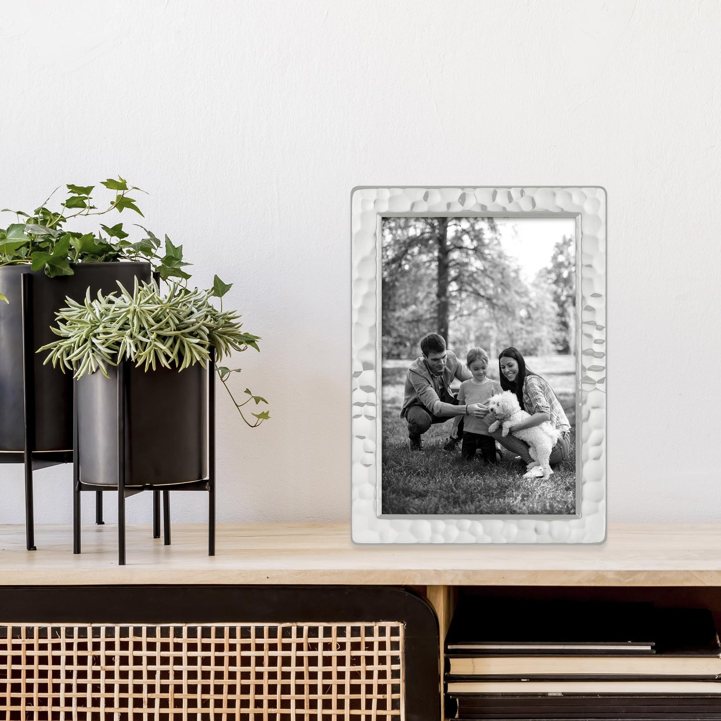 Siena Hammered Frame Silver 8x10