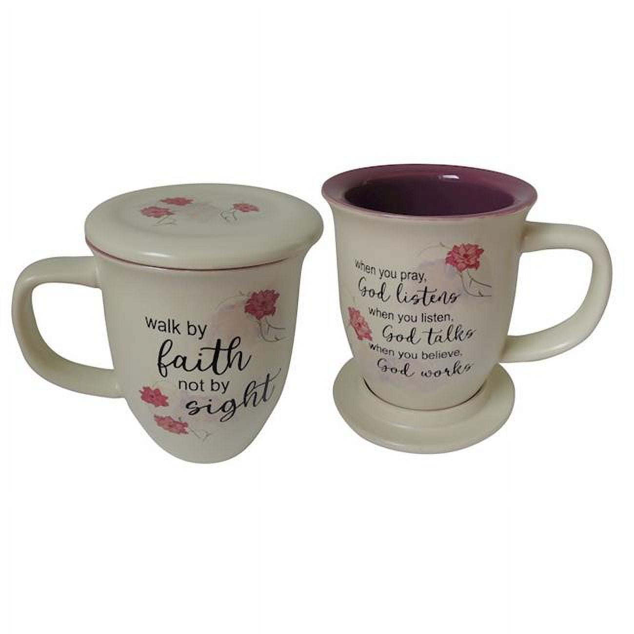 Walk By Faith, Mug And Coaster Set